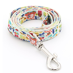 5/8"W x 72"L Polyester Pet Leash w/ Metal Carabiner Sublimation