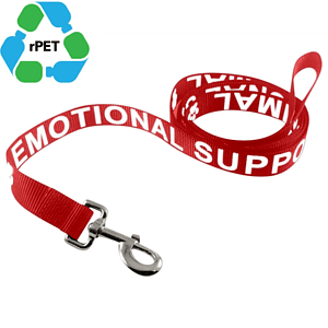 3/4"W x 72"L Durable Polyester rPET Eco-friendly Pet Leash w/ Metal Carabiner
