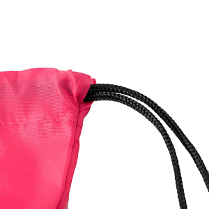Heavy Duty Drawstring Cinch Up Side Mesh Pocket Backpack (15" x 18")
