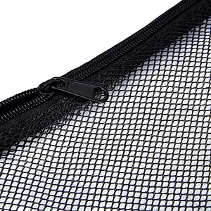 Cinch Sacks Backpack Clear PVC Drawstring Bag with Front Zipper Mesh Pocket