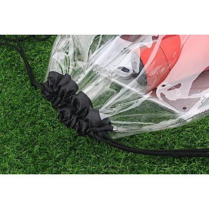 Stadium Approved Cinch Sacks Bag Clear PVC Drawstring Backpack