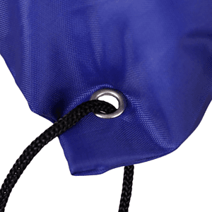 Heavy Duty Soccer Mesh Bag w/ Front Zipper Drawstring Backpack (14" x 18")