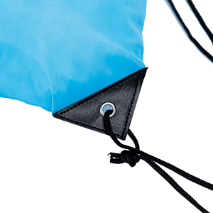 Football Shape Fabric Drawstring w/ Reinforced Corner