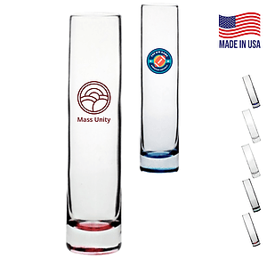 8 oz. USA Made Libbey Tall Cylindrical Bud Vases