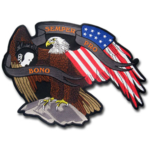 100% Custom Embroidered Patches - Peel & Stick Backing