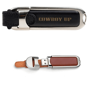 Leather Buckle USB Flash Drive