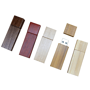 Slim Wooden USB Flash Drive