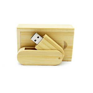 Wooden Swivel USB Flash Drive
