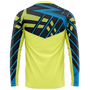 Unisex 170 GSM Sunproof SPF 50+ Sublimation Long Sleeve Fishing T Shirt w/ Side & Back Mesh