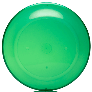 9.25" Plastic Translucent Colored Flying Disc