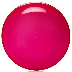9.25" Plastic Translucent Colored Flying Disc