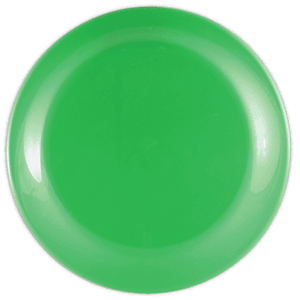 USA made BPA free 9.25" Plastic Flying Disc w/ custom logo