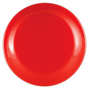 USA made BPA free 9.25" Plastic Flying Disc w/ custom logo