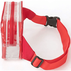 Waist Bag Stadium Approved Clear PVC Transparent Fanny Pack