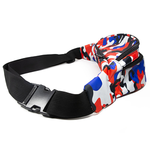 Premium Fanny Pack w/ Three Zippers Travel Waist Bag