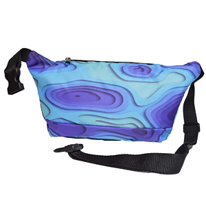 4 Zipper Fanny Pack w/ Full Wrap Sublimation Waist Bag