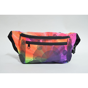 3 Zipper Fanny Pack w/ Full Wrap Sublimation Waist Bag