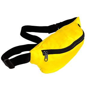 Waterproof Ribstop Waist Fanny Packs w/ 1 Zipper, 13"W x 6"H