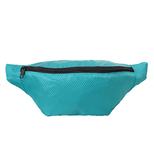 Waterproof Ribstop Waist Fanny Pack w/ 2 Zippers, 13"W x 6"H