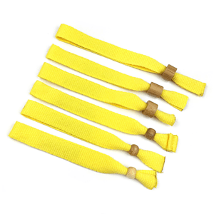 1/2" Eco-friendly Bamboo Two-way Lock Reusable Event Wristbands