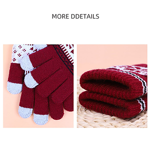 Adult Female Gloves w/ 3 Finger Touch