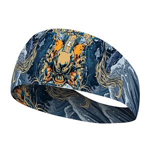 Performance 160G quick dry moisture wicking adult Headband w/ custom logo