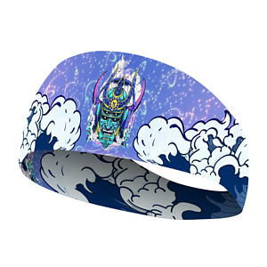 Performance 160G quick dry moisture wicking adult Headband w/ custom logo