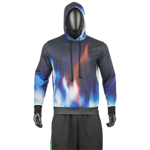 Unisex 280 GSM Spandex Interlock Fleece Sublimation Hoodie with Kangaroo Pocket
