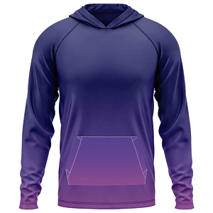 Unisex 180 GSM Jersey Knit Cotton Feel Sublimation Hoodie w/ Kangaroo Pocket