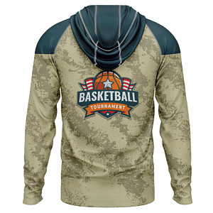 Unisex 180 GSM Spandex Milk Silk Pullover Sublimation Lightweight Hoodie w/ Kangaroo Pockets