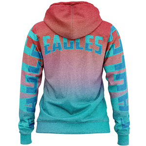 Women's 310 GSM Interlock Fleece Sublimation Full Zip Hoodie w/ Pockets