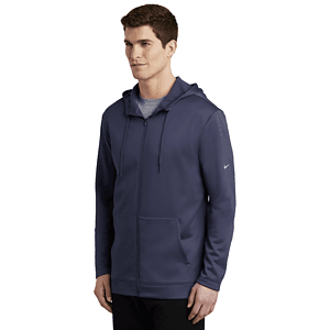 Nike Therma-FIT Full-Zip Fleece Hoodies w/ Screen Print 7 oz