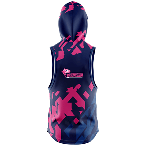 Kids 160 GSM Brushed Milk Silk Sublimation Sleeveless Pullover Hoodies