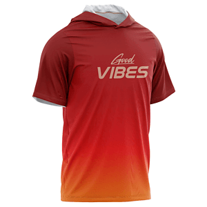 Women's 160 GSM Brushed Milk Silk Sublimation Short Sleeve Hoodie T-shirt