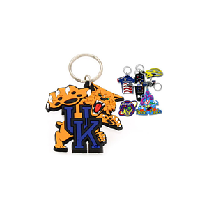 3-D PVC Key Tags