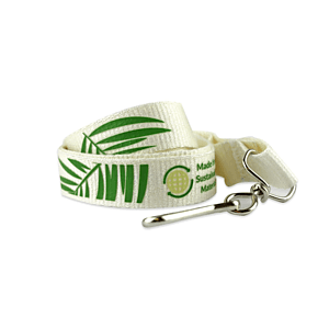 Custom Biodegradable Bamboo Eco-friendly Lanyard w/ Buckle Release