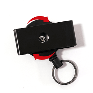Large Lanyard Badge Reel w/ Keyring