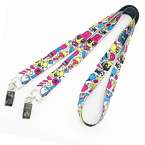3/4" Double Ended Dye-Sublimation Lanyard