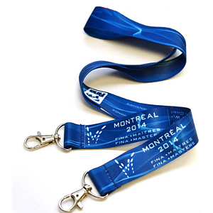 3/4" Double Ended Dye-Sublimation Lanyard