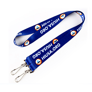 5/8" Double Ended Dye-Sublimation Lanyard