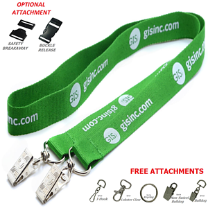 1" Double Ended Polyester Lanyard