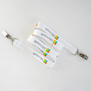 3/4" USA Made Double Ended Dye-Sub Lanyard