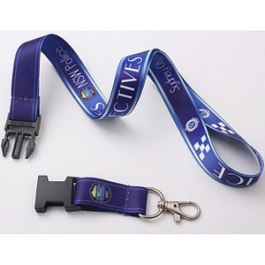 3/4"Dye Sublimation Lanyards with Buckle Release
