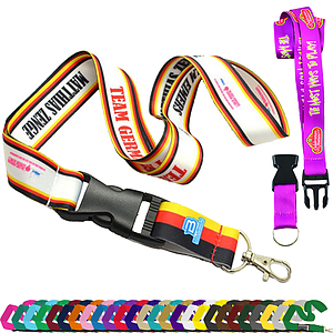 5/8" Dye Sublimation Lanyards with Buckle Release