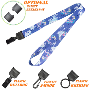 Full Bleed Sublimation Lanyards w/ FREE Plastic Attachment