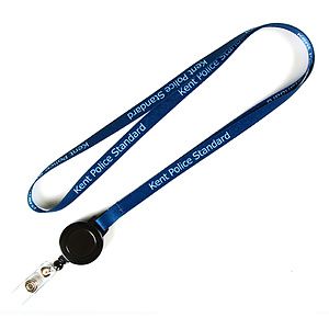 1/2 inch Dye Sublimation Lanyards w/ Retractable Reel Combo