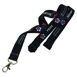 3/4"Dye Sublimation Lanyards with Safety Breakaway