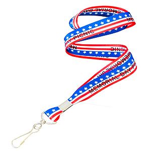 3/4 inch USA Made Dye Sublimation Lanyards