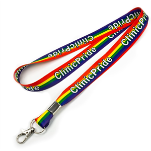 Combo USA Made Dye Sublimated Lanyard w/ ID Badge Holder