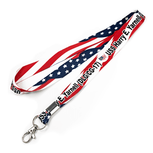 USA Made Dye Sublimated Lanyard w/ Safety Breakaway